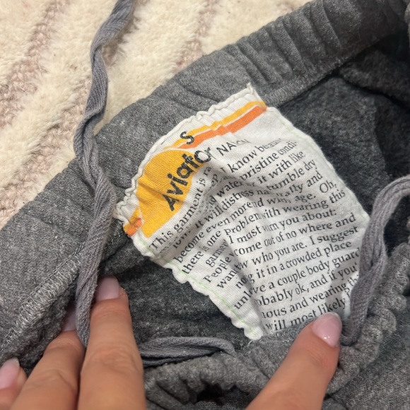 Grey Aviator Nation Sweatpants - Picture 4 of 4